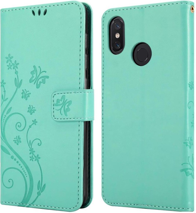 Actual product image Cadorabo Flower Book Cover (Mi 8)