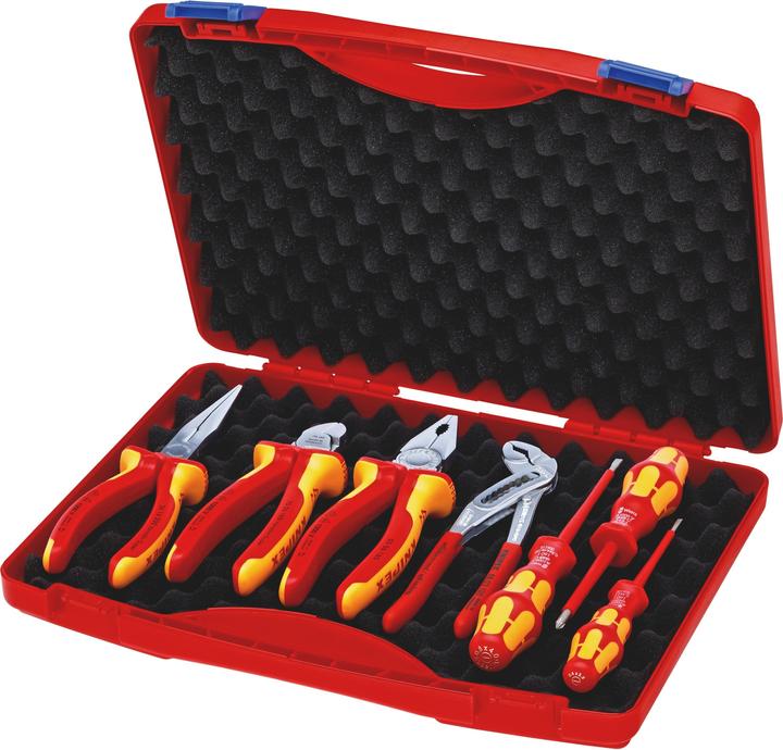 Image du produit Knipex Coffret d'outils RED Électro Set 2 (7 pièces)
