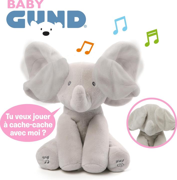 Immagine prodotto Spin Master GUND Flappy, l'elefante canterino e parlante, francese (30.50 cm)