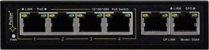 Produktbild Pulsar SWITCH GIGABIT POE 4+2 SG64 (6 Ports)