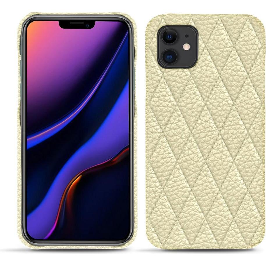 Noreve Lederschutzhülle (Apple iPhone 11), Smartphone Hülle, Weiss