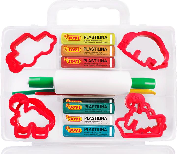 Actual product image Jovi Plasticine with accessories + moulds + tools Case