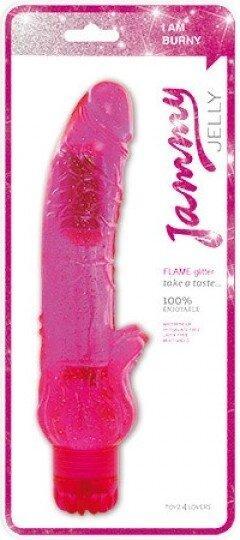 Produktbild Toyz4lovers Vibrator Jammy Jelly Flame Glitter Rosa