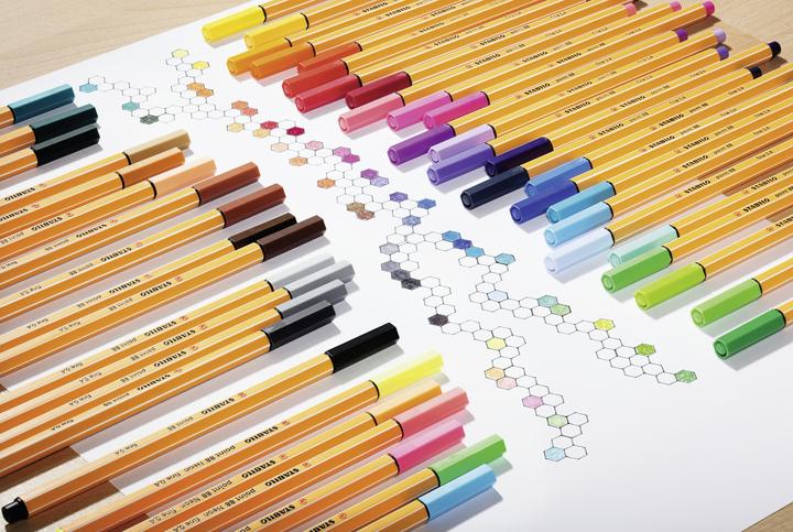 Image du produit STABILO POINT 88 - Feutre fin (Kaki, 1 x)