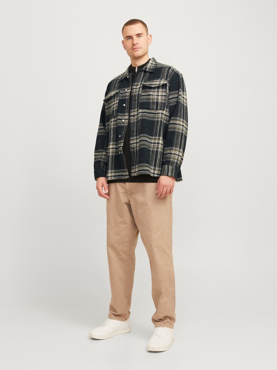 Produktbild Jack & Jones Plus Size Wide Fit Overshirt Overshirt (6XL)
