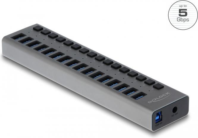 Image du produit Delock SuperSpeed Hub (USB-B, 16 ports)