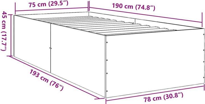 Actual product image vidaXL Kees (75 x 190 cm)
