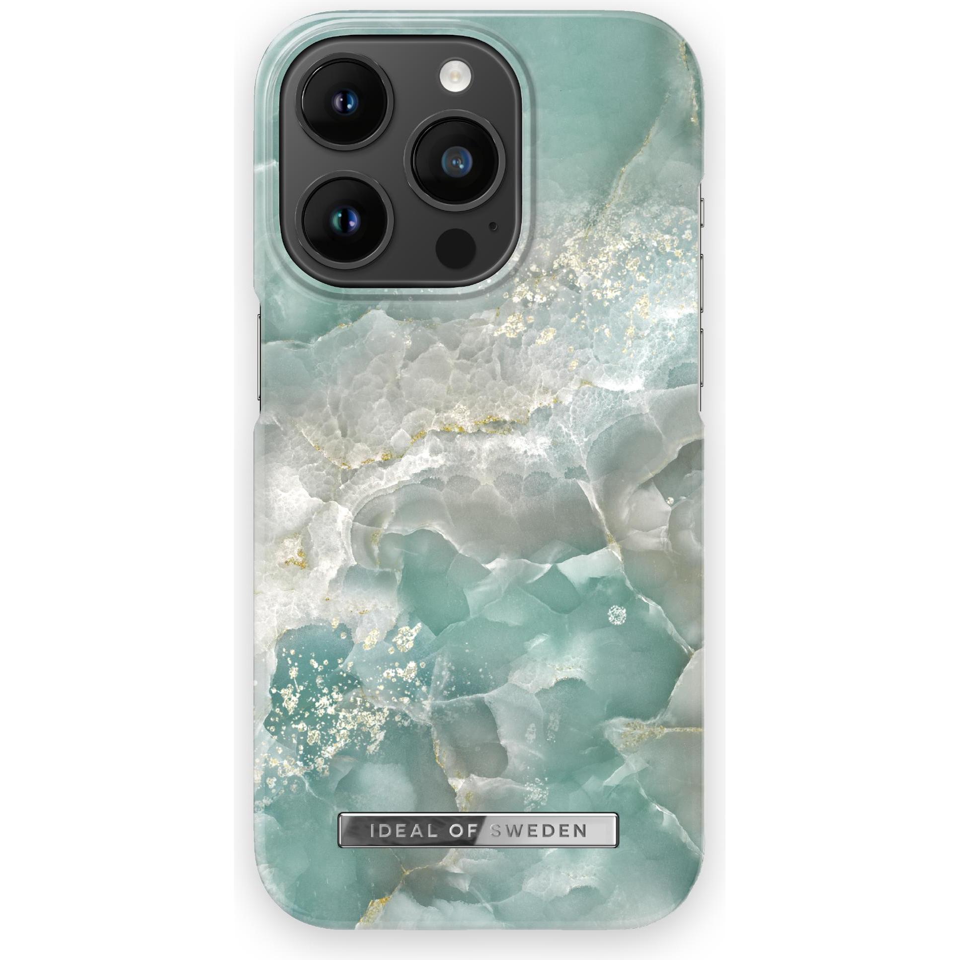 iDeal Of Sweden Ideal Fashion Case Magsafe Iphone 14 Plus Azura Marble (Apple iPhone 14 Pro), Smartphone Hülle, Grün, Bl...