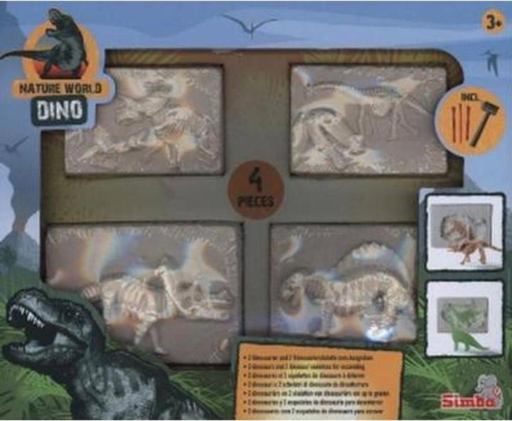 Actual product image Simba Dino Grosses Ausgrabungsset, 4 Stück