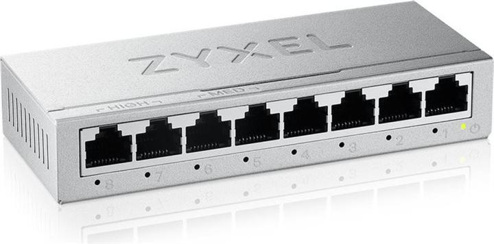 Image du produit Zyxel GS-108BV5-EU0101F, Non-géré, L2, Gigabit Ethernet (10/100/1000) (8 Ports)