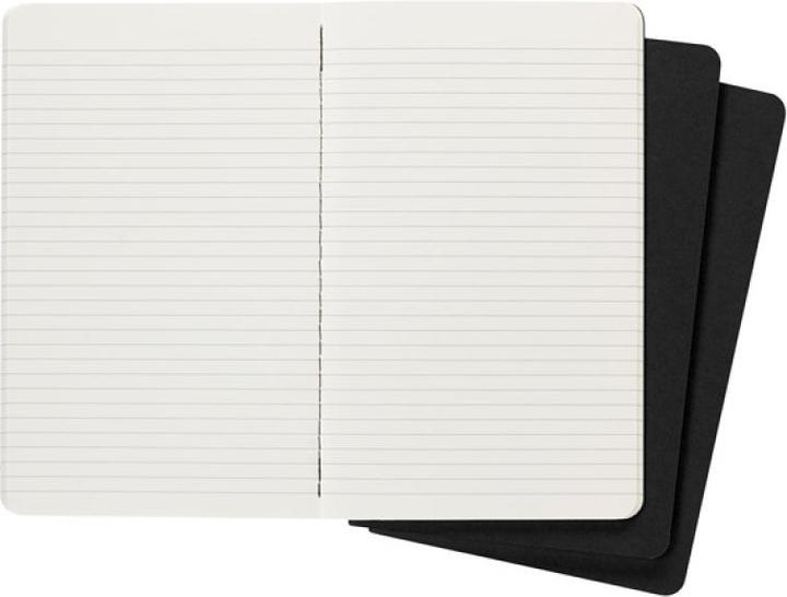 Image du produit Moleskine Cahier (A5, À rayures, Couverture souple)