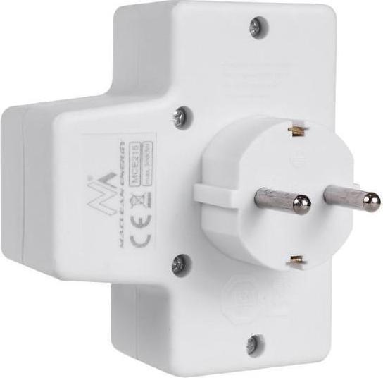 Actual product image Maclean MCE215 - Energy - Verschiedene Schuko/Euro-Stecker - Mit oder Ohne Schalte (3x, CEE 7/4, CEE 7/5)