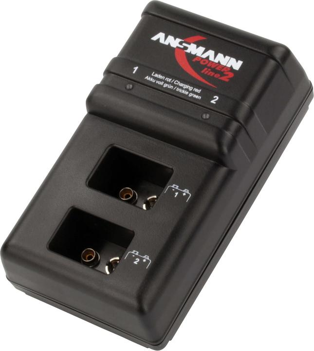 Produktbild Ansmann Stromleitung 2 (1 Stk., 9V Block, Ladegerät ohne Akku)