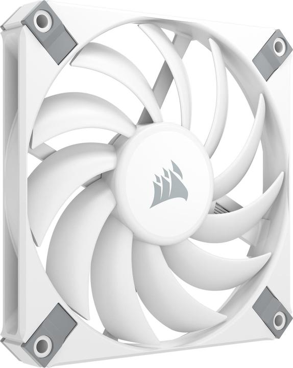 Produktbild Corsair AFS Series, AF120 SLIM WHITE, 120mmx15mm Fluid Dynamic Fan, Single Pack (120 mm, 1x)