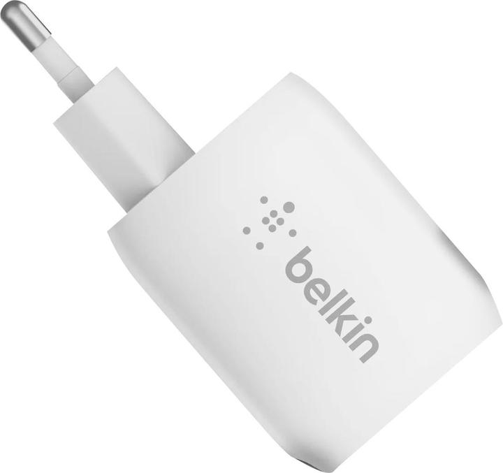 Actual product image Belkin Dual USB-C GaN Ladegerät mit Power Deliver und PPS Technologie inkl. 2 Meter USB-C Kabel (65 W)