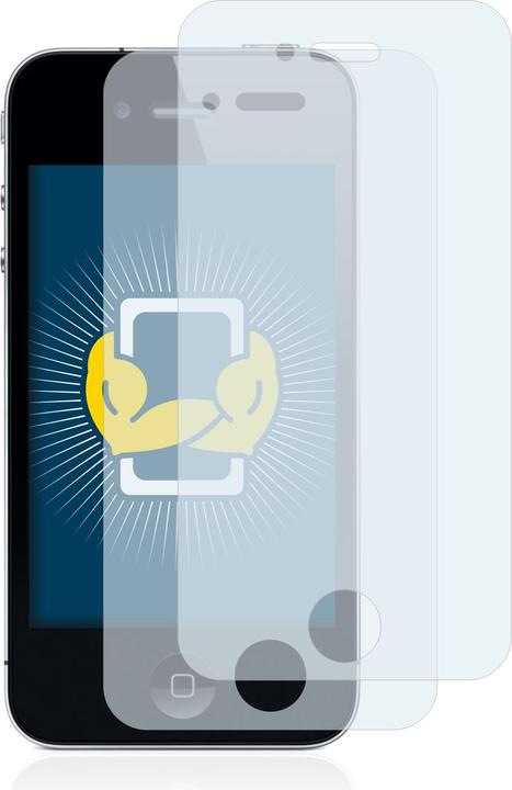 Actual product image BROTECT Screen Protector Clear (2 Piece, Apple iPhone 4)
