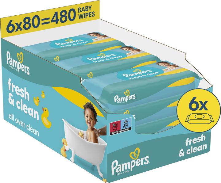 Produktbild Pampers Fresh Clean (480 Stk.)