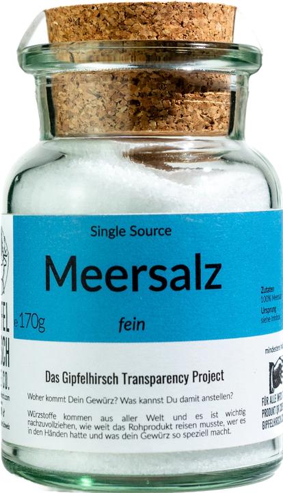 Gipfelhirsch Feines Meersalz (170 g)