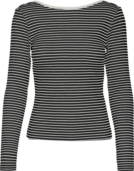 Vero Moda Vmchloe Stripe Ls 2way Short Top Go Noos