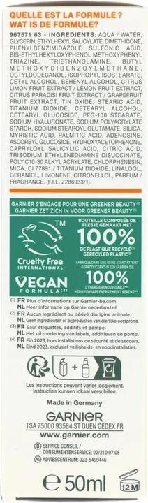 Produktbild Garnier Skin Active Serum Cream Vitamin C (50 ml)