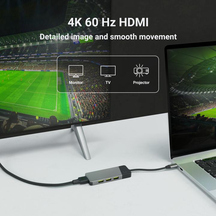 Actual product image GreenCell HUBGC01 (USB-C, 7 ports)