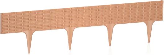 Actual product image Prosperplast Obrzeże Ogrodowe 3,9m Wiklina Garden Border Terakota (390 cm)