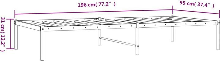 Image du produit VidaXL Ruddie (90 x 190 cm)