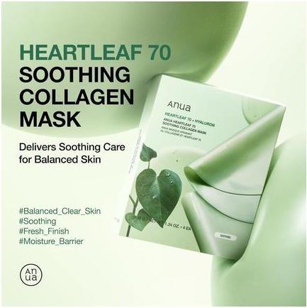 Anua Heartleaf 70 Soothing Collagen Mask 1 pcs