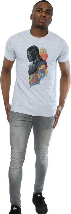 Actual product image Mens Black Panther Profile T-Shirt (XL)