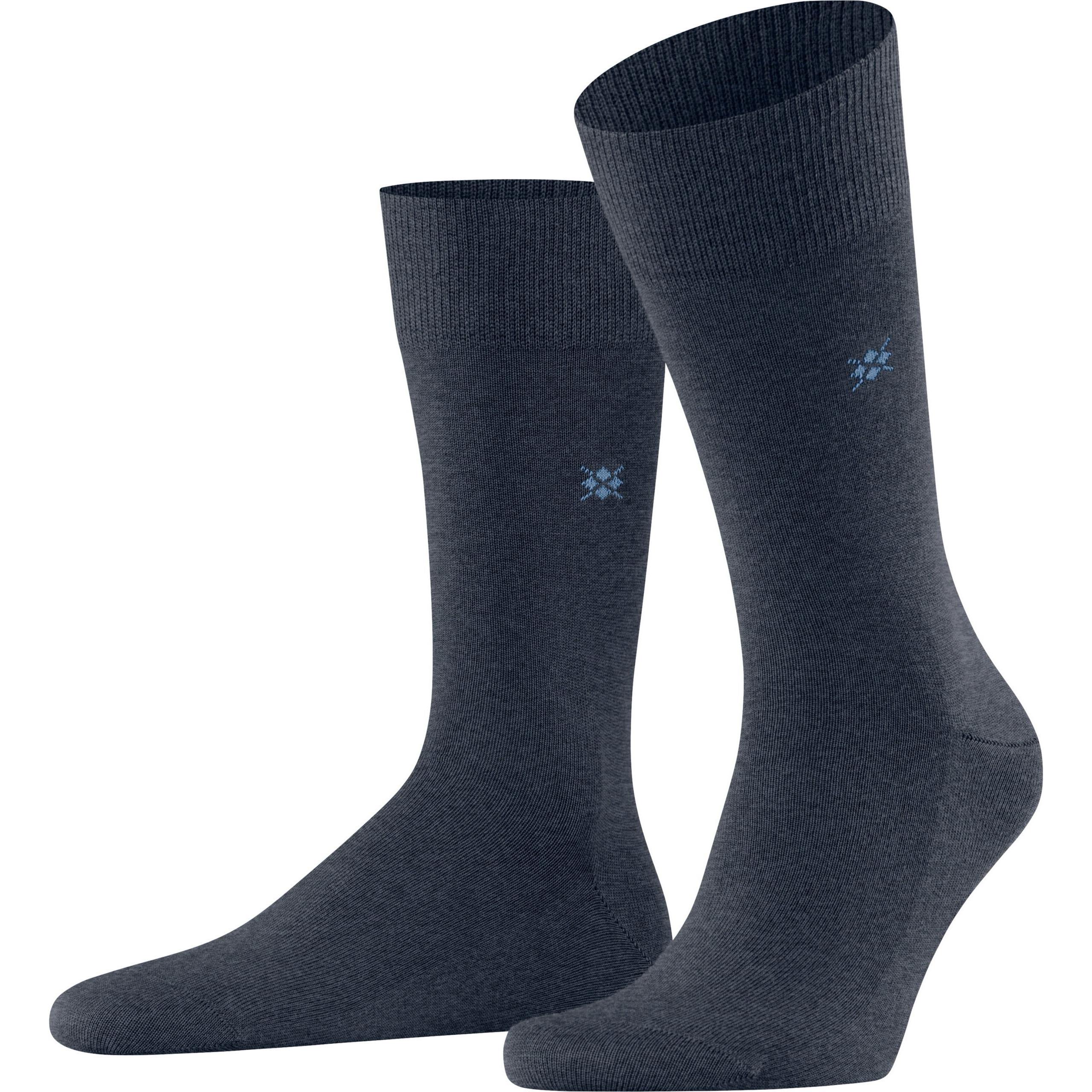 Burlington, Herren, Socken, Leeds So, Blau, (Einzelpack, 40 - 46)