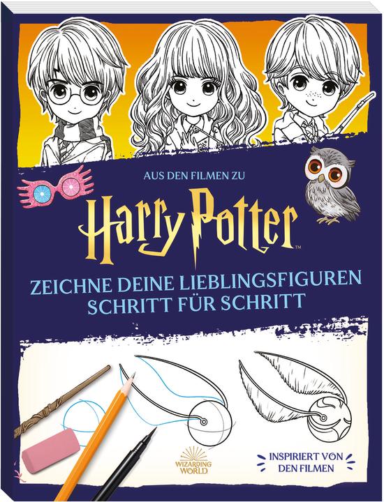Panini Harry Potter Draw your favourite characters step by step