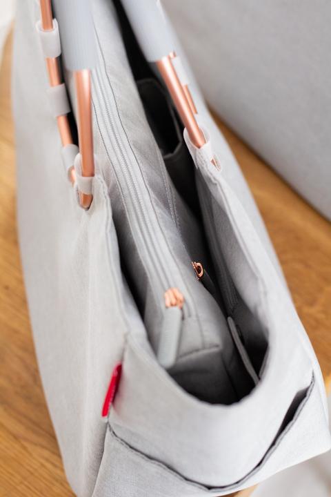 Actual product image reisenthel Shopping Basket Loopshopper M Frame twist sky rose