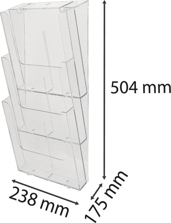 Produktbild Exacompta Wandprospekthalter (A4)