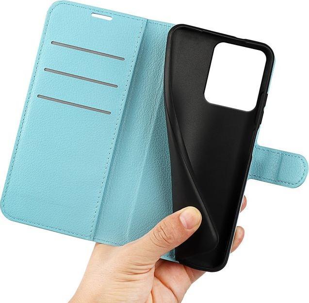 Produktbild MU Classic Litchi Leder Bookcover Series (Xiaomi Redmi 13C 5G, Xiaomi Redmi Note 13 4G)