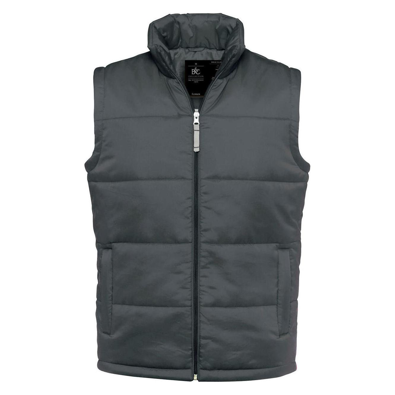 B&C, Herren, Westen, Weste, Grau, (S)