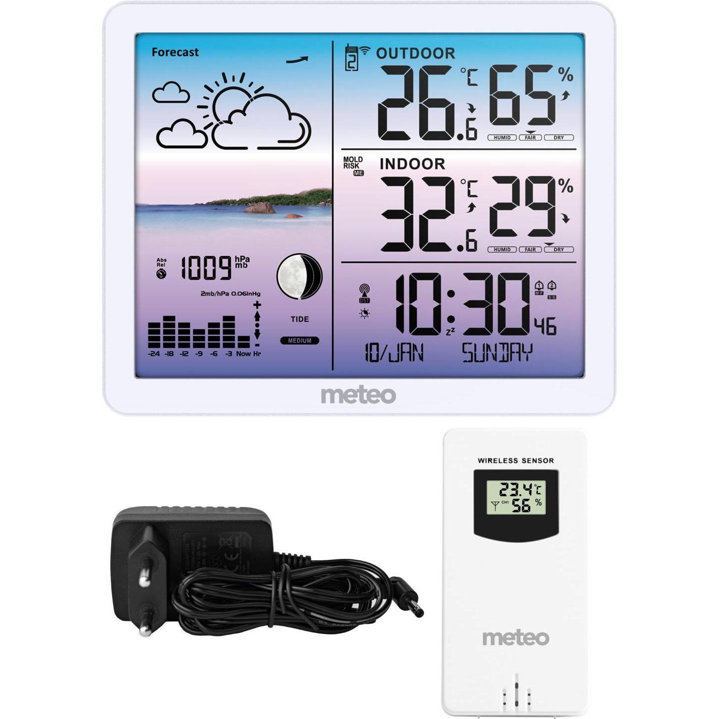 Ty METEO SP107 Wetterstation weiss, Stazione meteo, Bianco