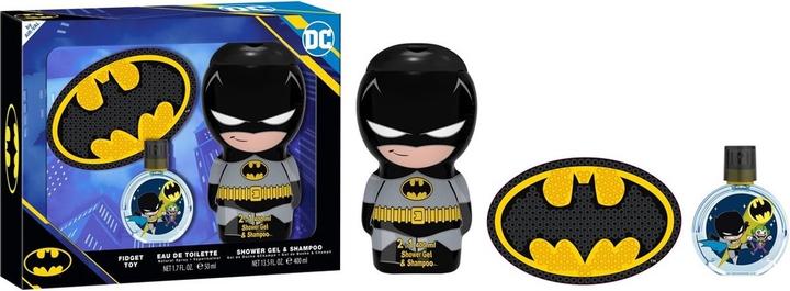 Immagine prodotto Disney Set Batman per bambini Eau de Toilette Gel doccia + Fidget Toy 50ml + 400ml (Set di profumi)