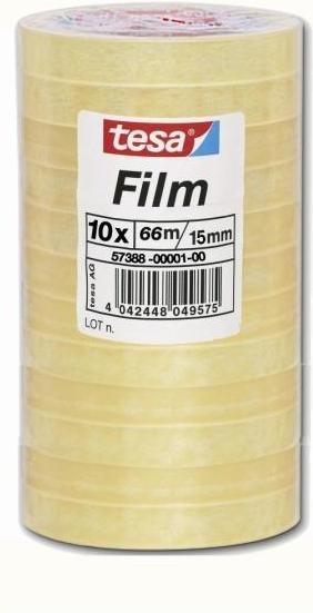 Actual product image tesa Tesafilm 10x STANDARD adhesive tape (15 mm)