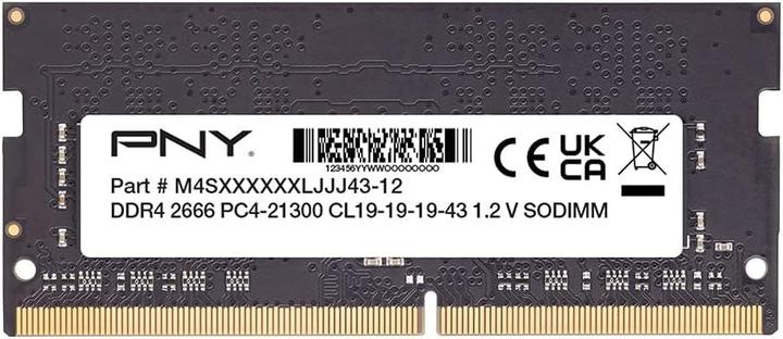 Produktbild PNY Speicher 16GB DDR4 2666 SO-DIMM MN16GSD42666-SB (1 x 16GB, 2666 MHz, DDR4-RAM, SO-DIMM)