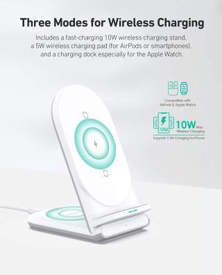 Produktbild Aukey LC-A2 2 in 1 Aircore Charging Station (10 W)
