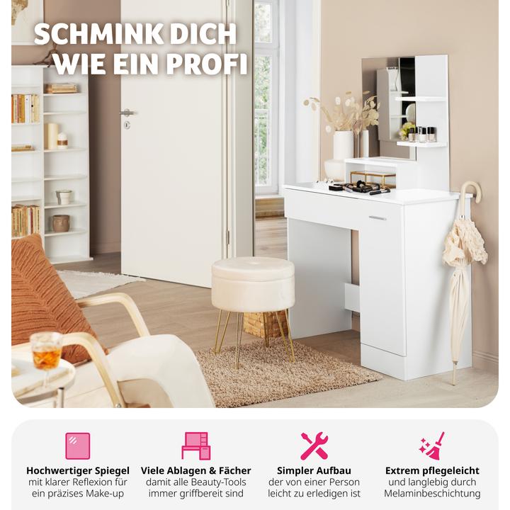 Image du produit tectake Zoe (40 x 90 x 138.50 cm)