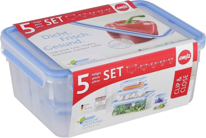 Produktbild Emsa 3D Snap&Close 5er Set (3.70 l)