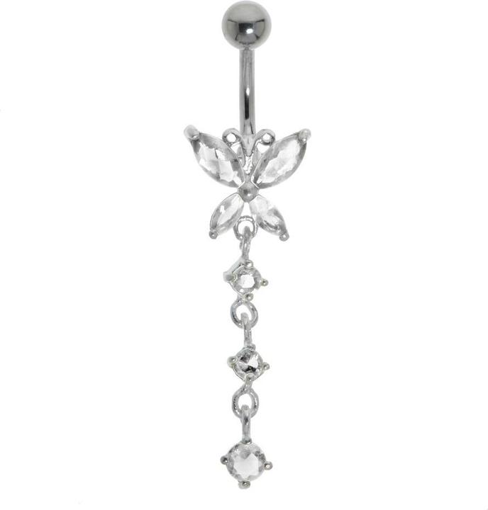 Immagine prodotto Bijouteria Piercing ventre (Acciaio inossidabile, Argento 925, Vetro (di orologio))