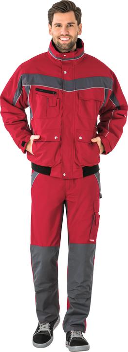 Actual product image Planam unisex work jacket PLALINE red size XL (XL)