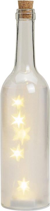 Immagine prodotto G. Wurm Bottiglia di vetro 5 LED (L/H/D) 7x29x7 cm