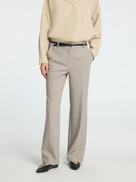 Actual product image Selected Slfrita Mw Wide Pant Mel Noos (32, 36)