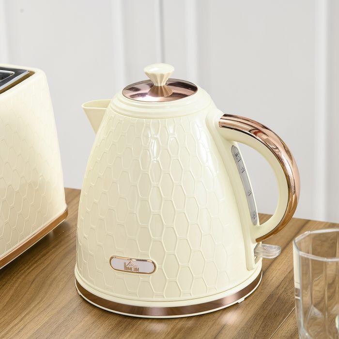 Produktbild Swisshandel24 Wasserkocher, 2200W, Sichtfenster, Filter, Schnellkocher, Beige (1.70 l)