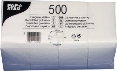 Image du produit Papstar 16109 Papierserviette (500 x, 33 x 33 cm)
