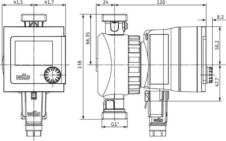 Actual product image Wilo Star-Z Nova T (Clear water pump, Domestic water pump)