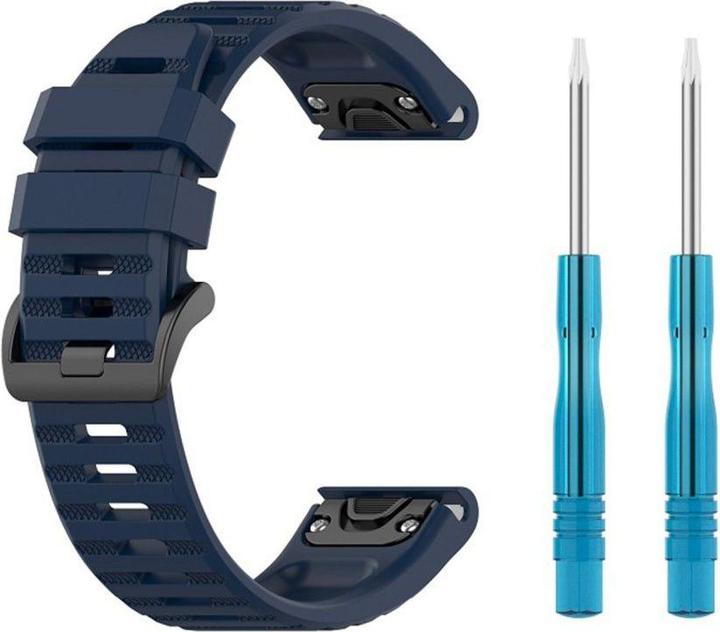 Produktbild Fixed QuickFit Silicone Strap, 22 mm, Blue (22 mm, Silikon)